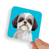 Shih Tzu Grey and White Dog Coaster