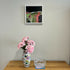 Abstract Landscape Acrylic Painting On Wood Panel In Tray Frame 'Lucky Day'