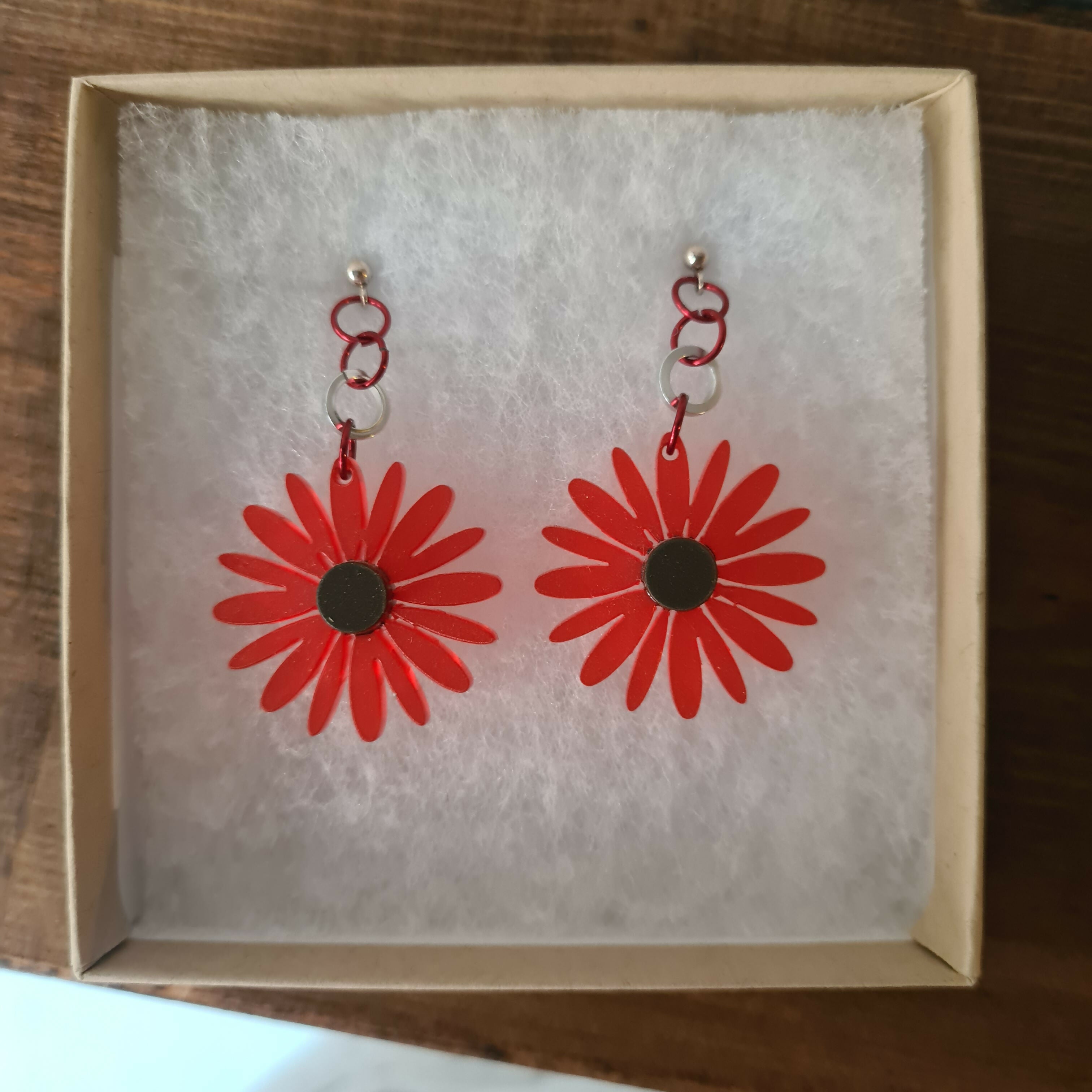 Flower Earrings - Waste Not Jewellery