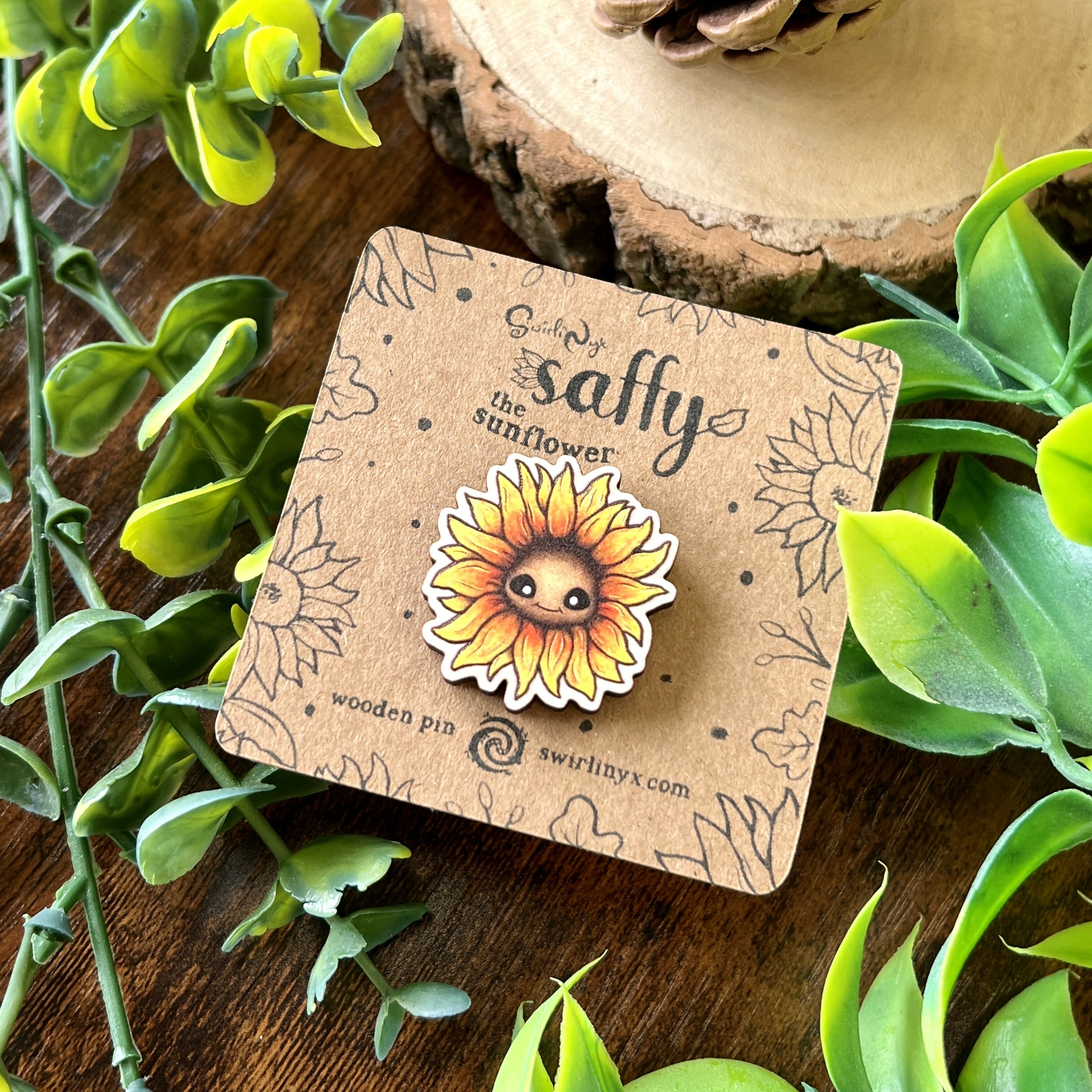 Saffy the Sunflower Wooden | Cheerful Floral | Art & Soul