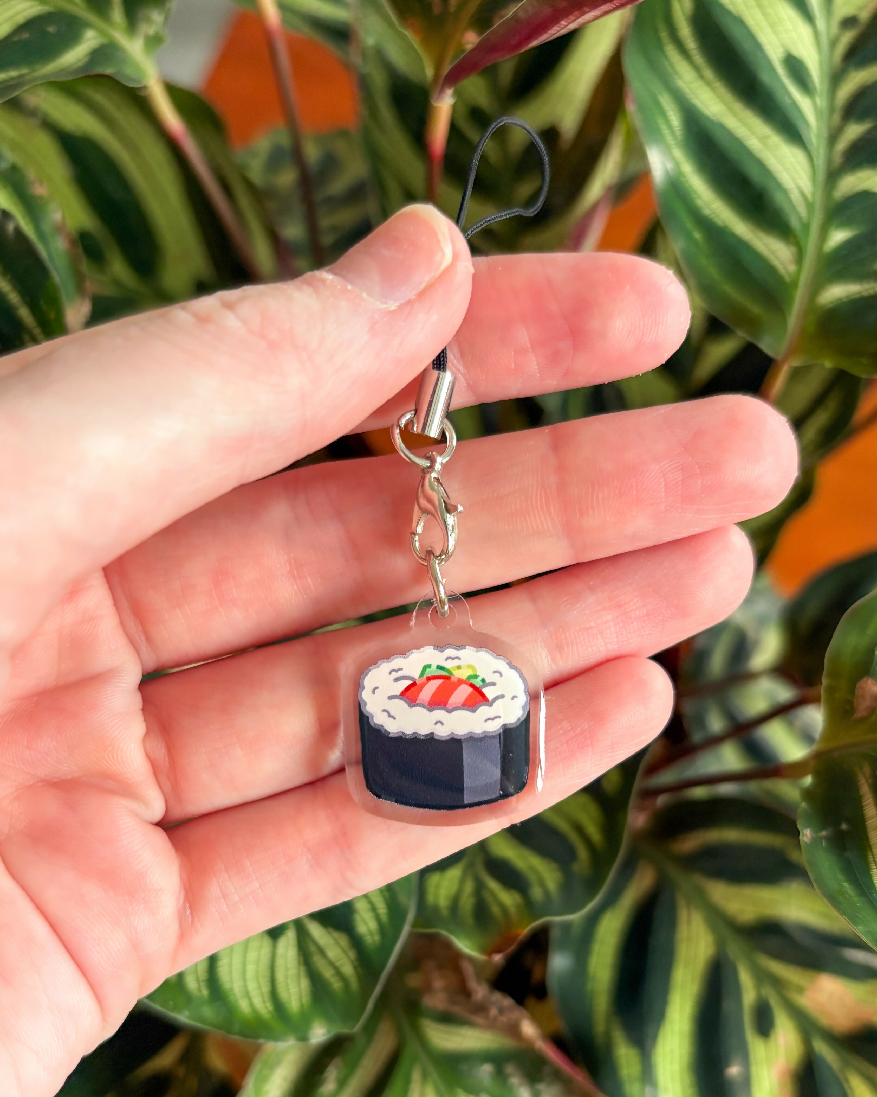 Sushi Roll Phone Charm