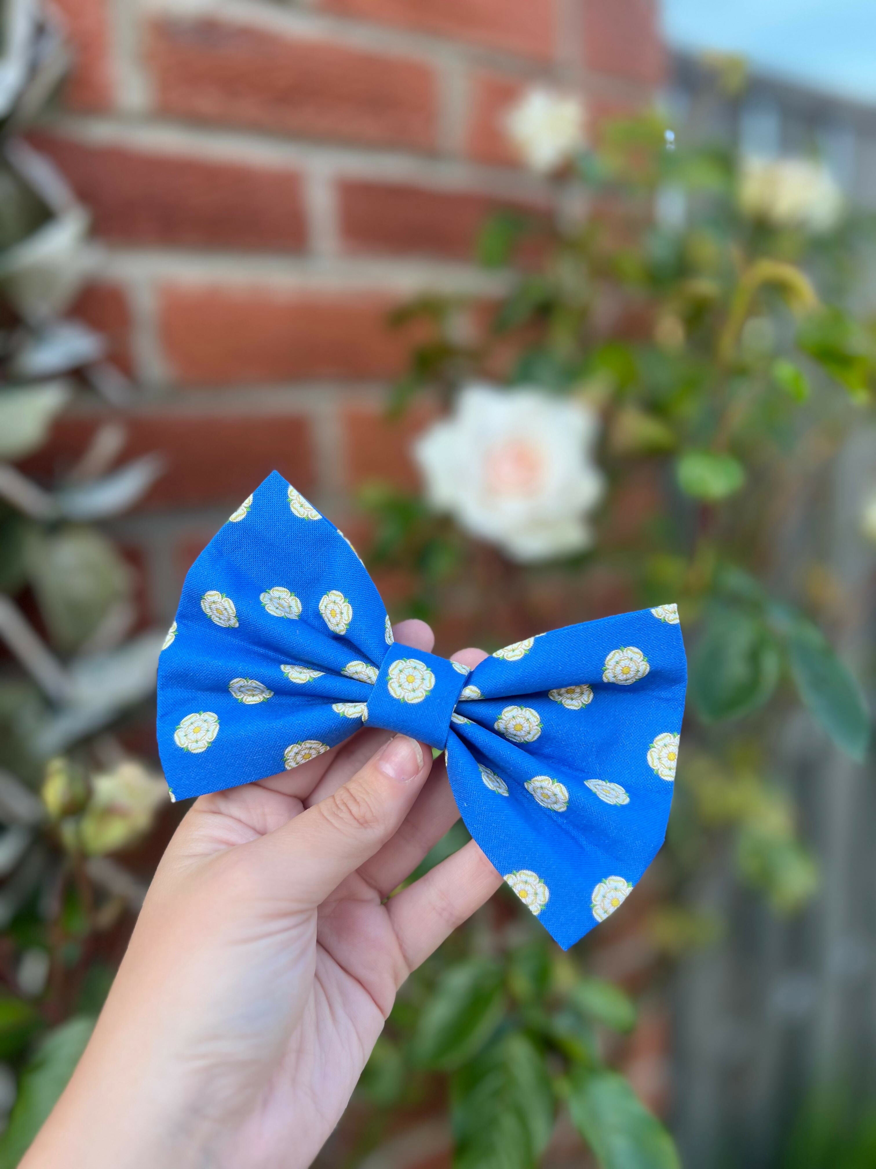 Yorkshire Rose Dog Bow Tie