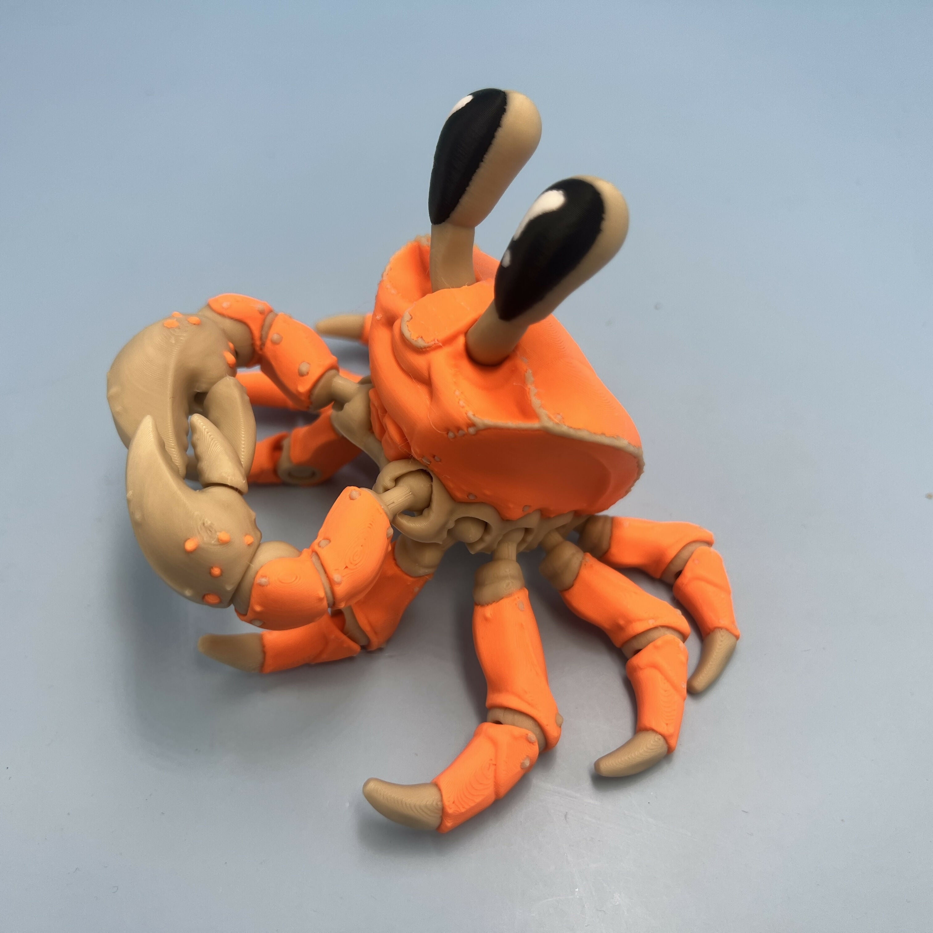3D Printed LARGE: Articulated Sensory Fidget Animal friends Crab 13cm