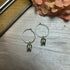 Lovely Gold Plated Flower Bud Hoops