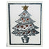 Handprinted Metallic classic Christmas Tree