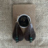 Forest Whisper Leather Earrings – Dark Chocolate & Moss
