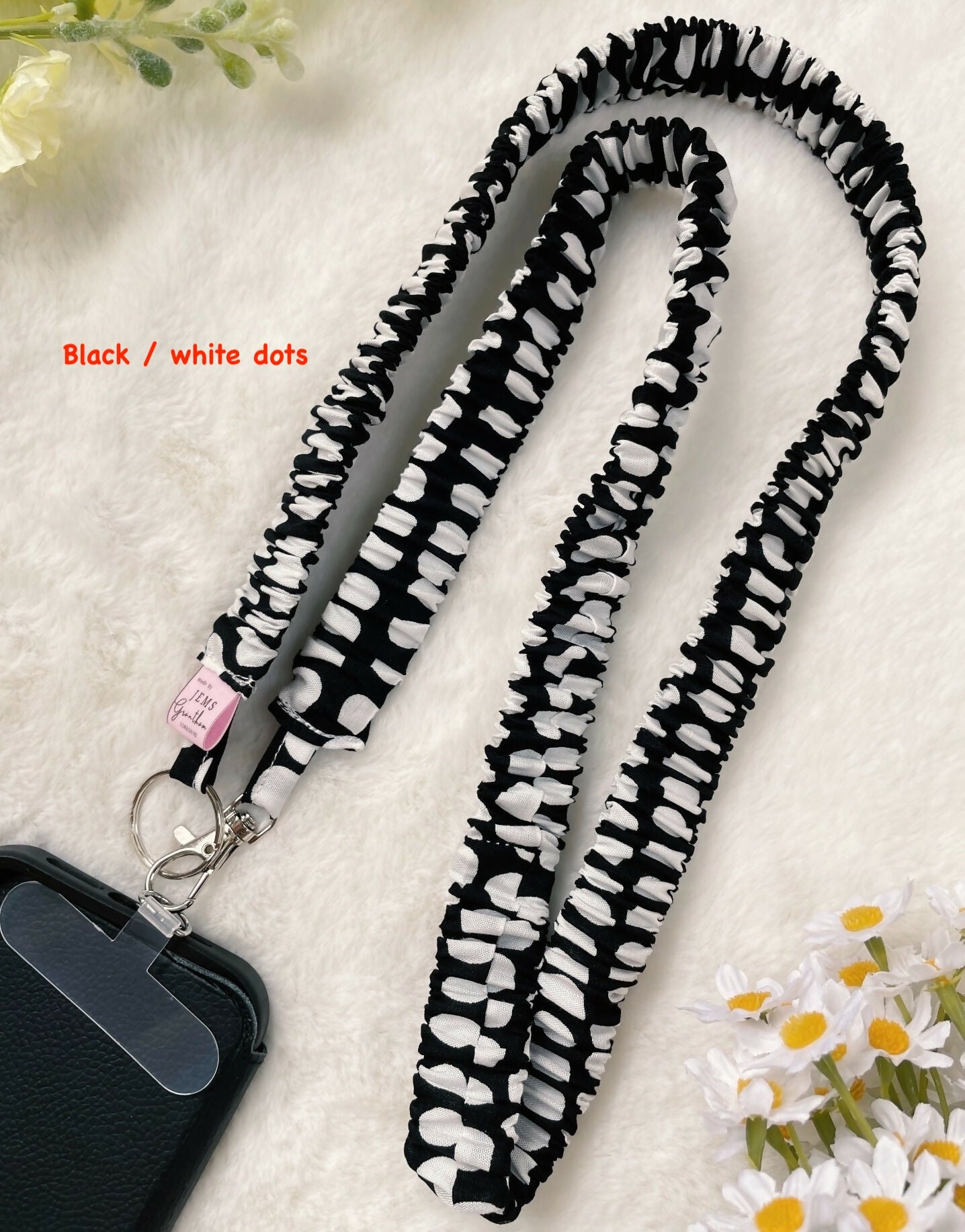 Elasticated Scrunchie Lanyard / Phone Holder