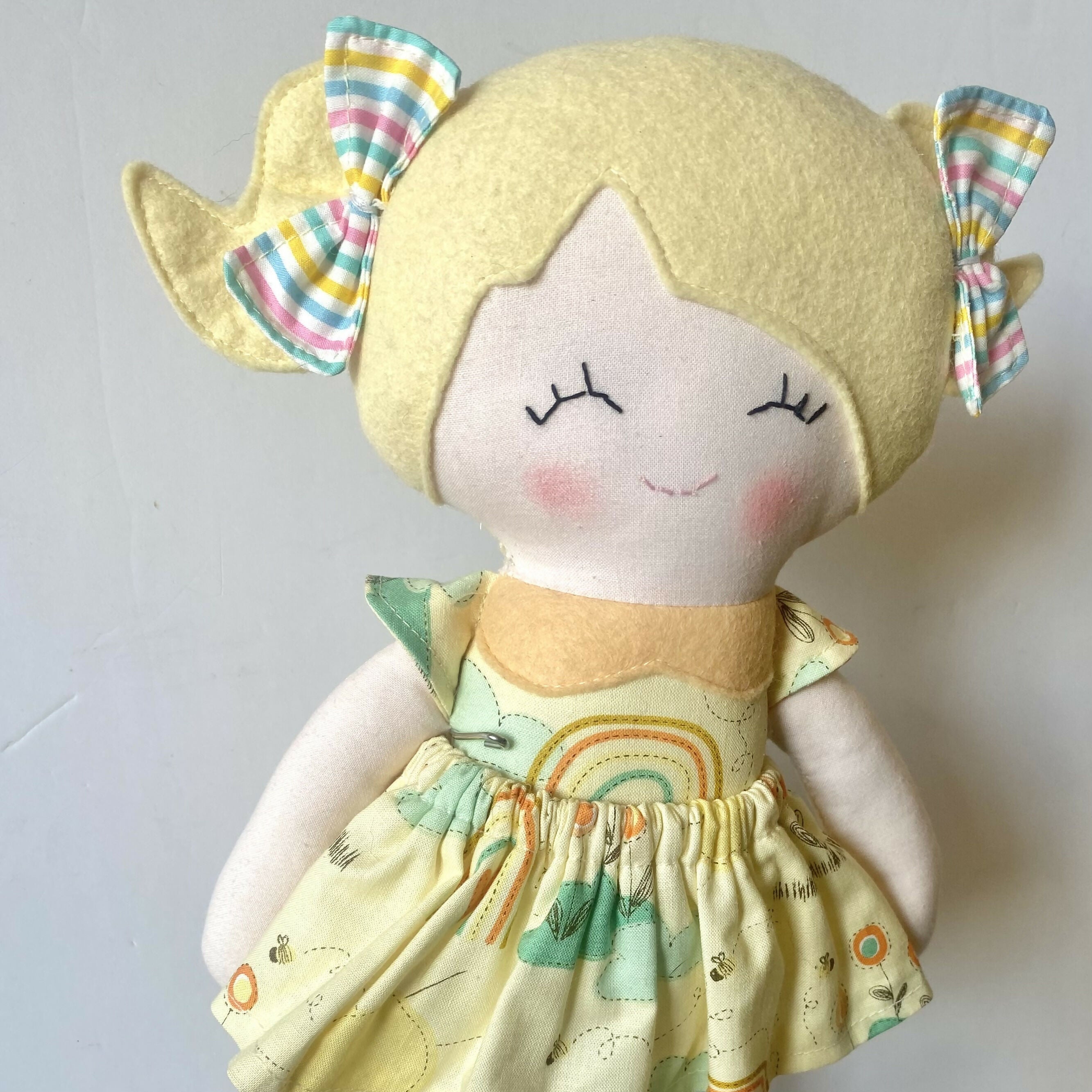 Doll in Yellow Dress Soft Toy