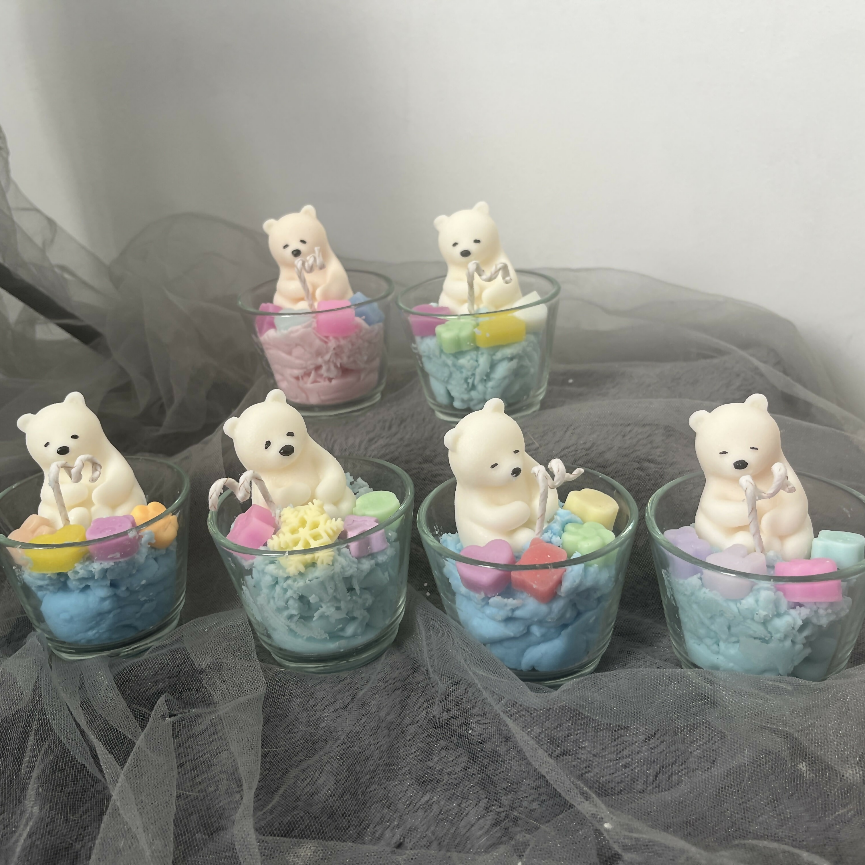 Polar Bear Candle - Pink Jasmine and Orchid