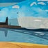 Original Collaged Coastal Scene