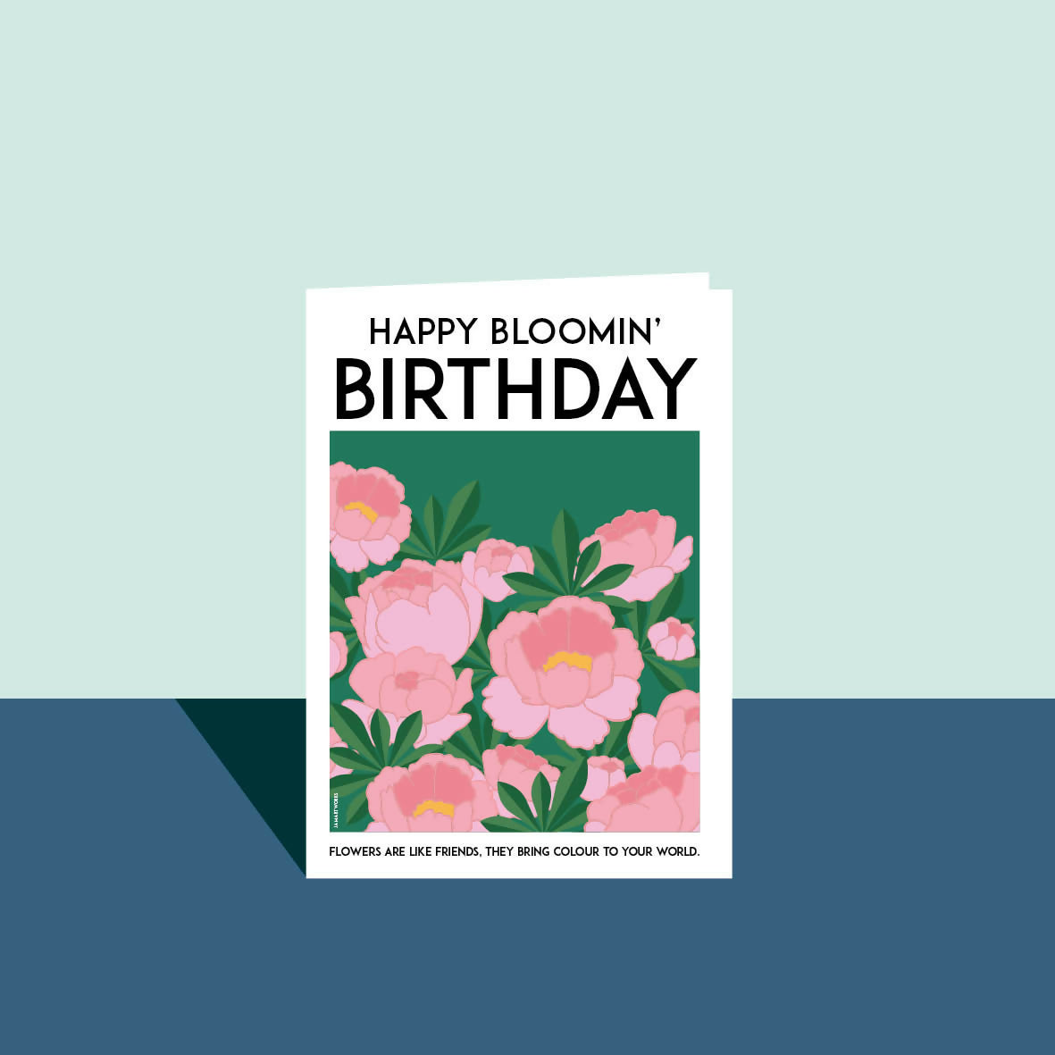 Bloomin' Birthday Peonies Card