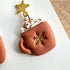 Polymer Clay Christmas Earrings / Handmade Festive Dangles / Xmas Jewellery
