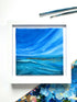 Teal Travels- Framed Original Painting