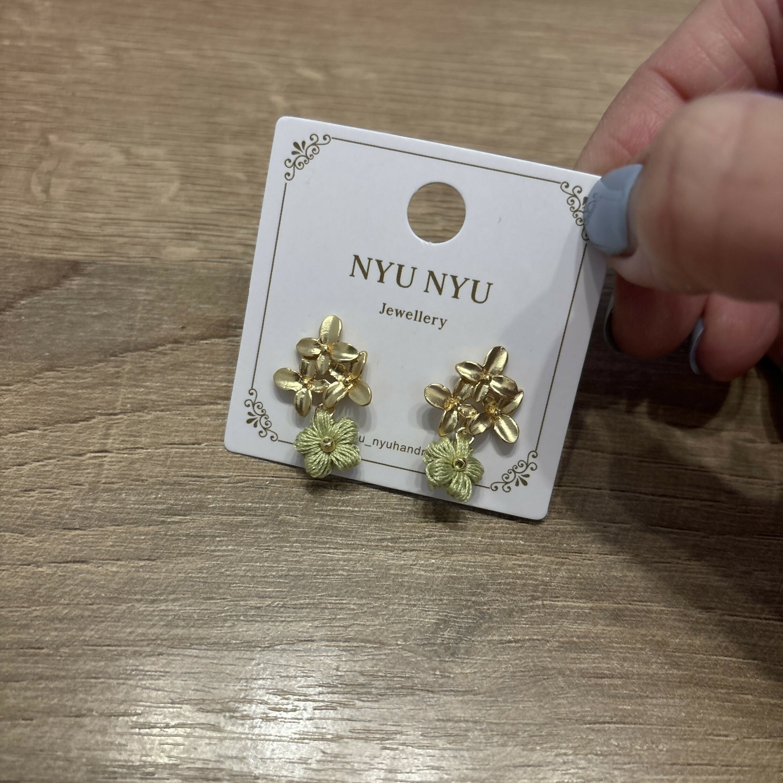 Micro Crochet Flower Earrings