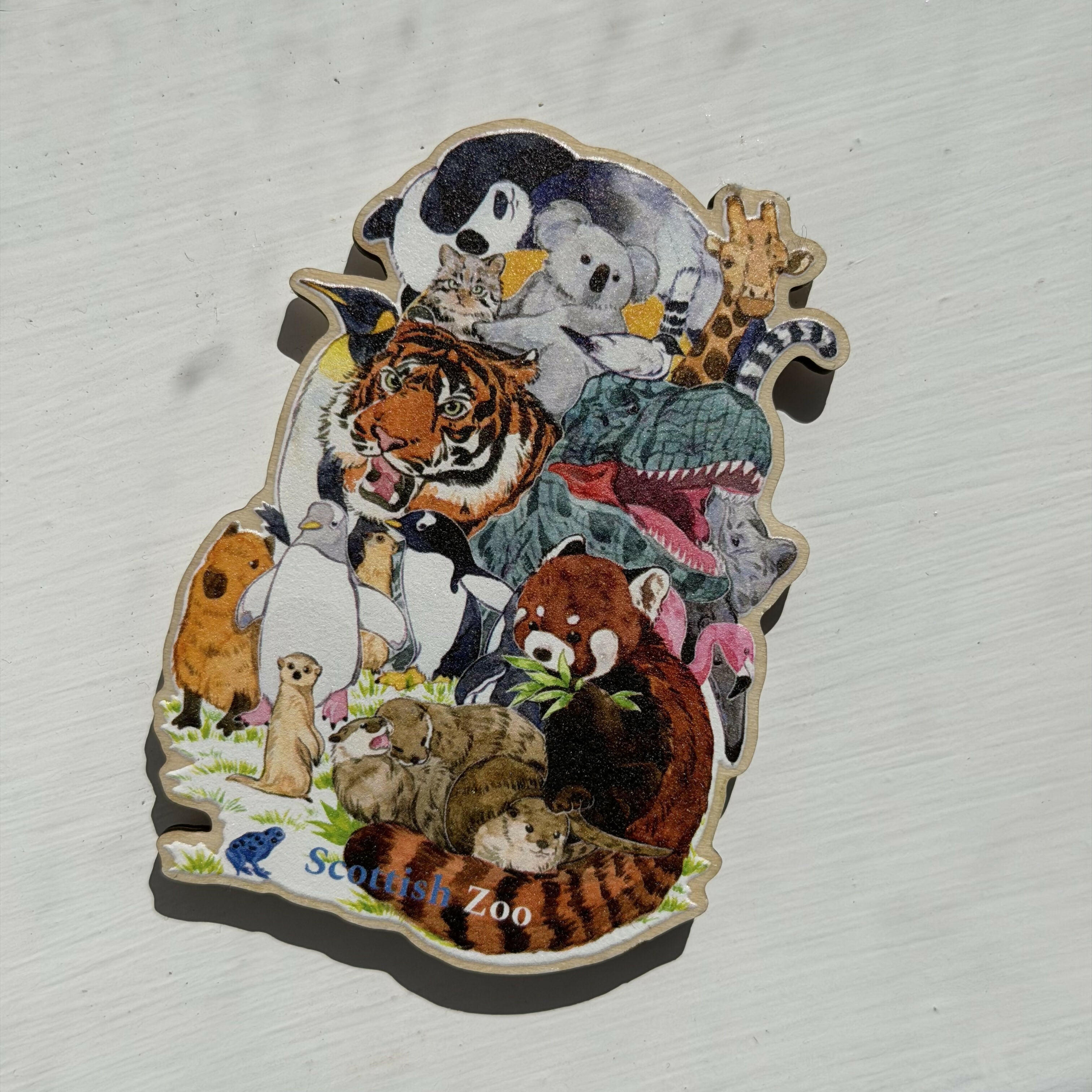 Wooden Magnets-Redapanda Animals
