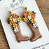 Autumn Polymer Clay Earrings, Dainty Handmade Dangles
