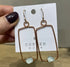 Pale Green Seaglass Earrings