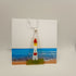 Fused Glass Lighthouse Card
