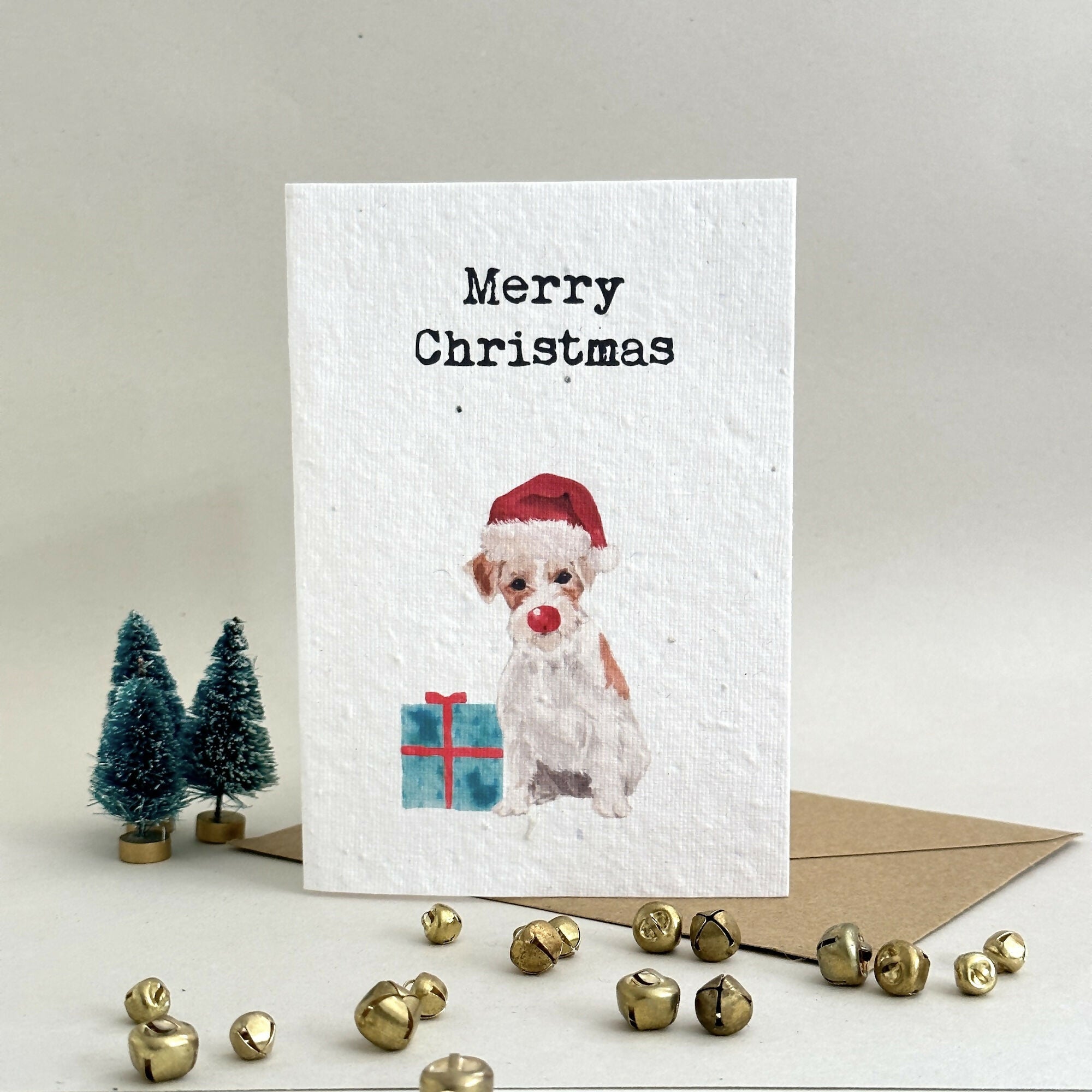 Funny Dog Plantable Christmas Card