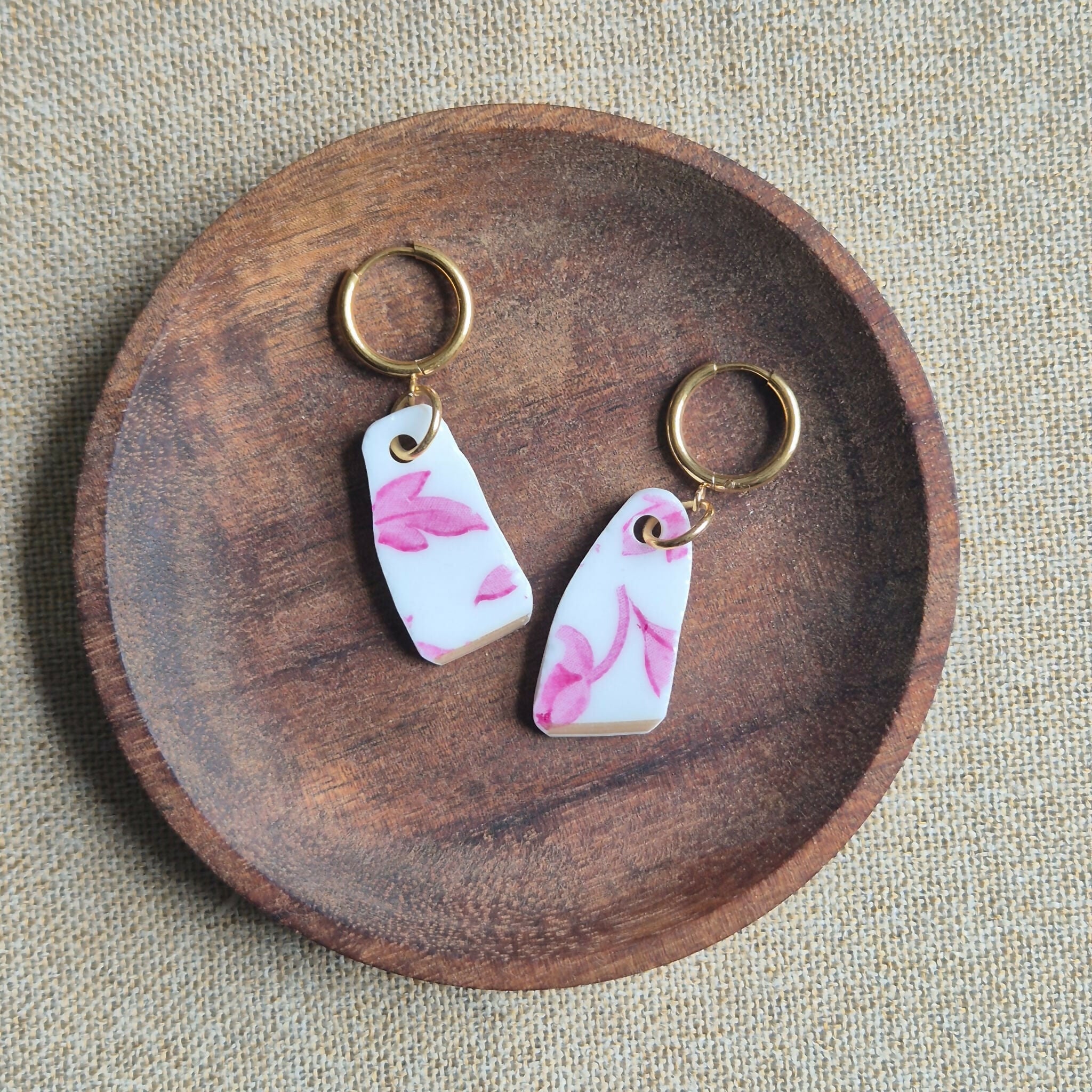 Recycled Ceramic Earring