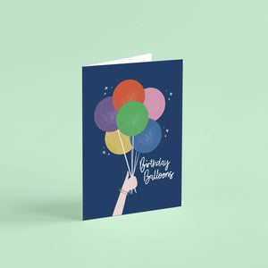 'Birthday Balloons' Card