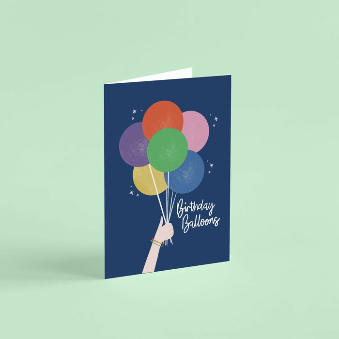 'Birthday Balloons' Card