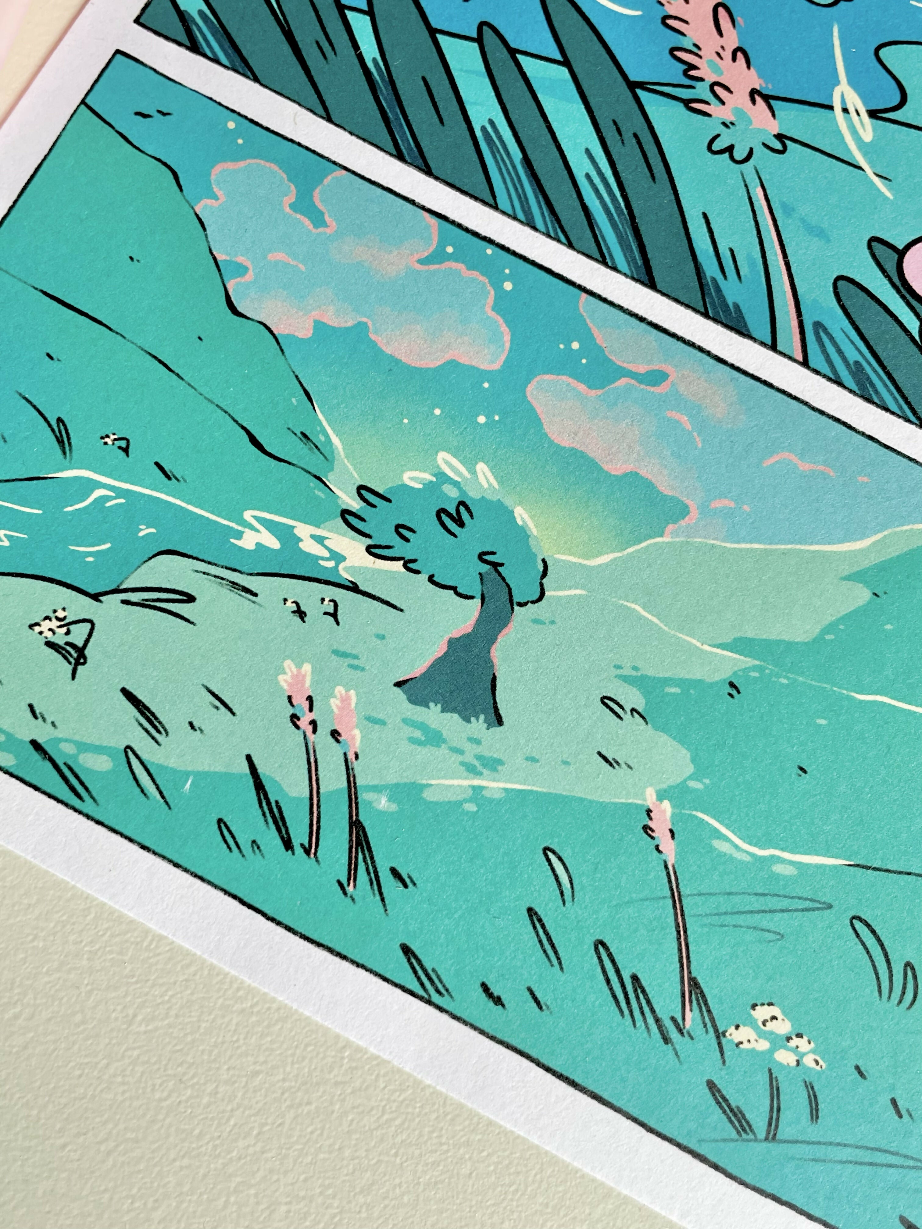 Dawn in the Valley A4 Print