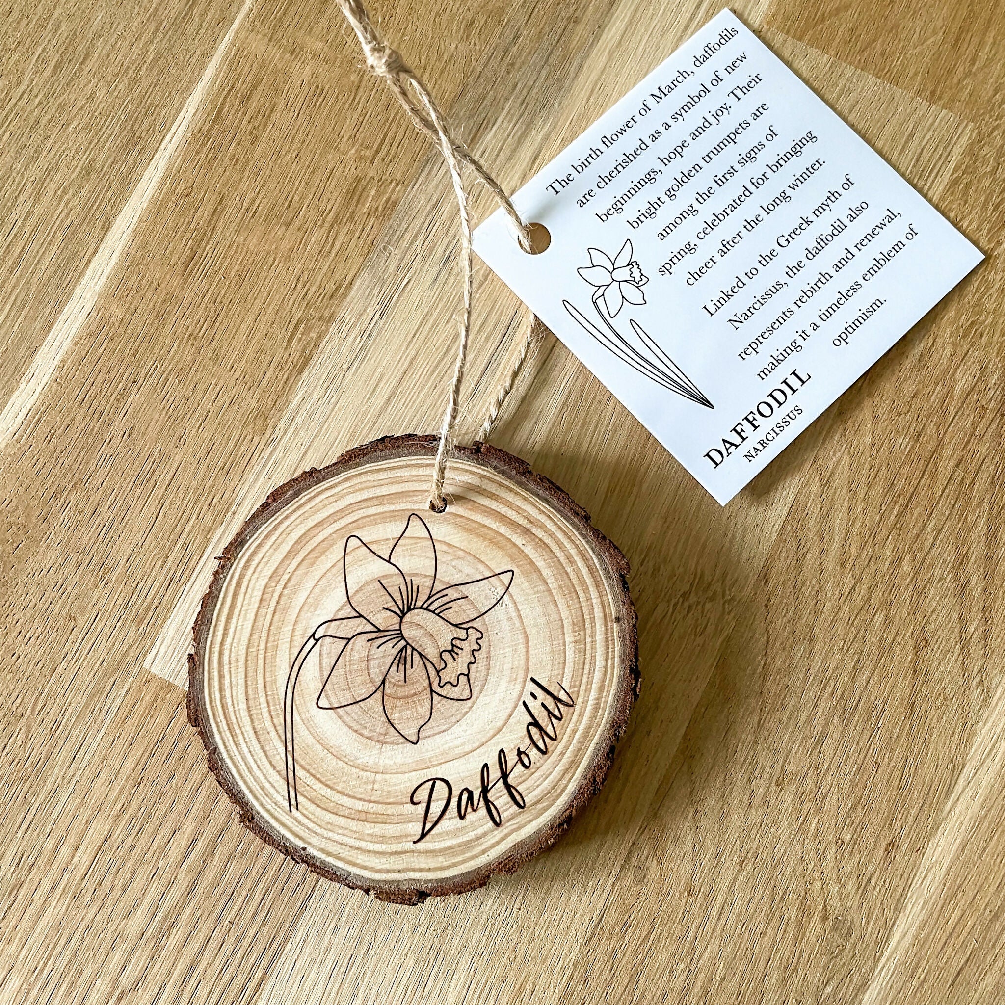 Birth Flower Hanging Decorations