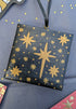 Mini Canvas Stars Christmas Decoration