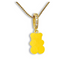Sugar Coated Gummy Bear Pendant in Fresh Orange Juice