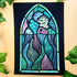 Stained Glass Mycelium Network Print