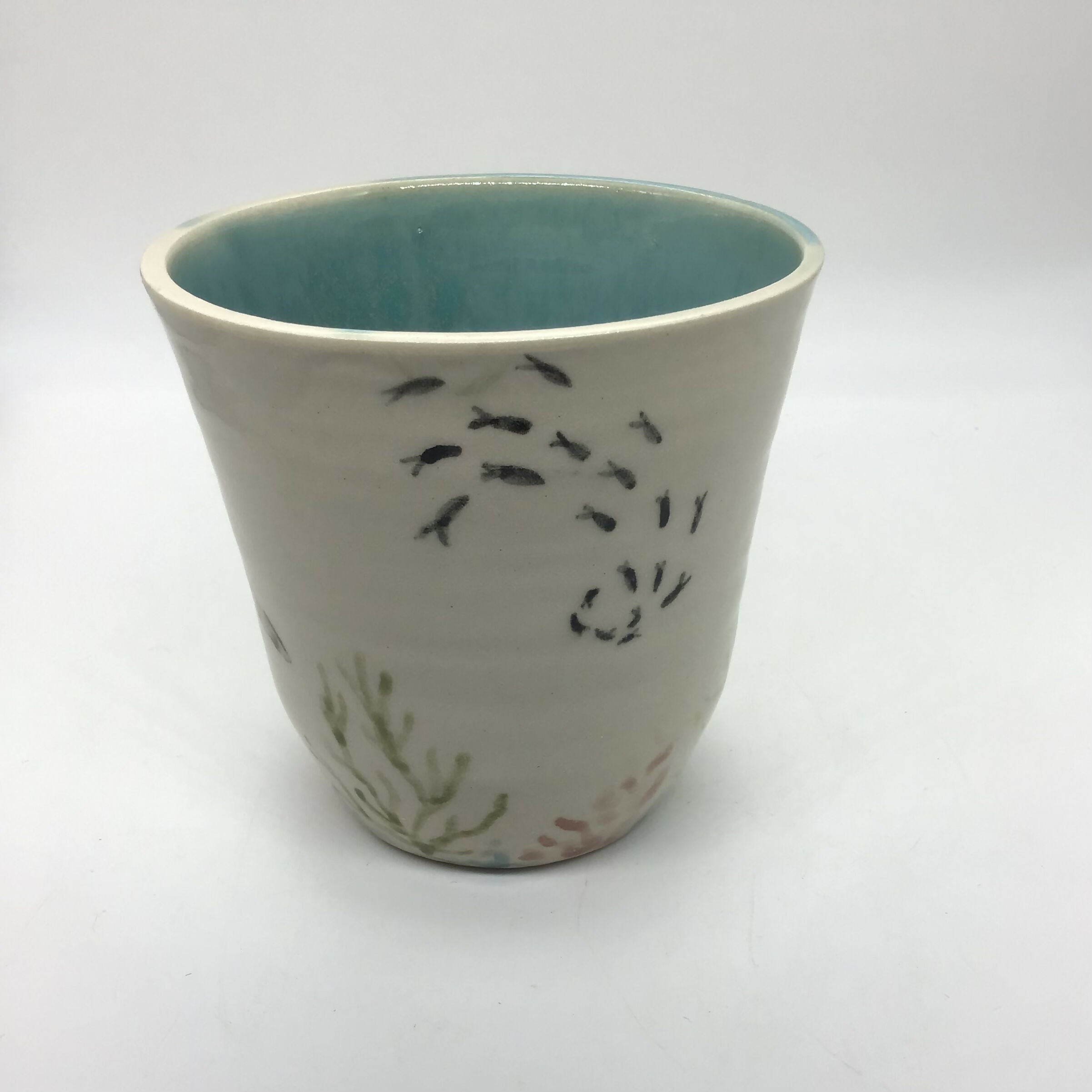 Under The Sea Handpainted Pot