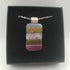 Purple and Gold Dichroic Glass Pendant
