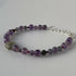 HEALING CRYSTAL & STERLING SILVER THIRD EYE CHAKRA BRACELET WITH AROMATHERAPY BEADS
