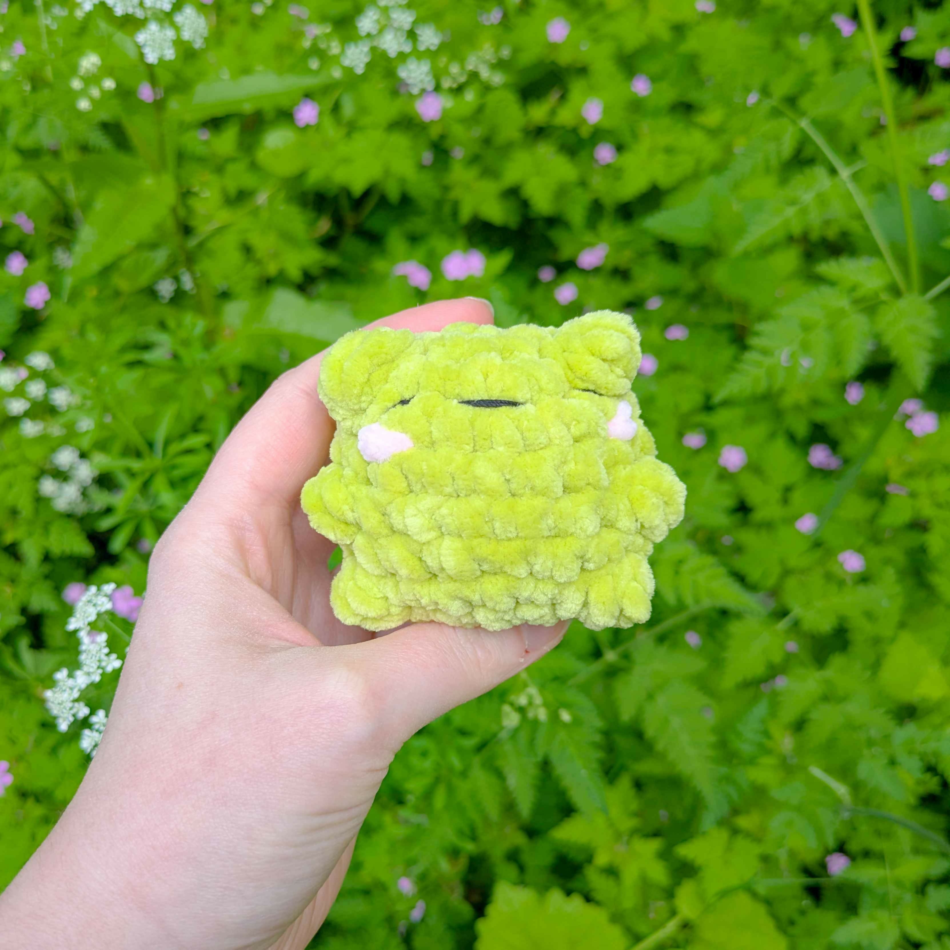 Frog Puff Pud - Crochet Plushie