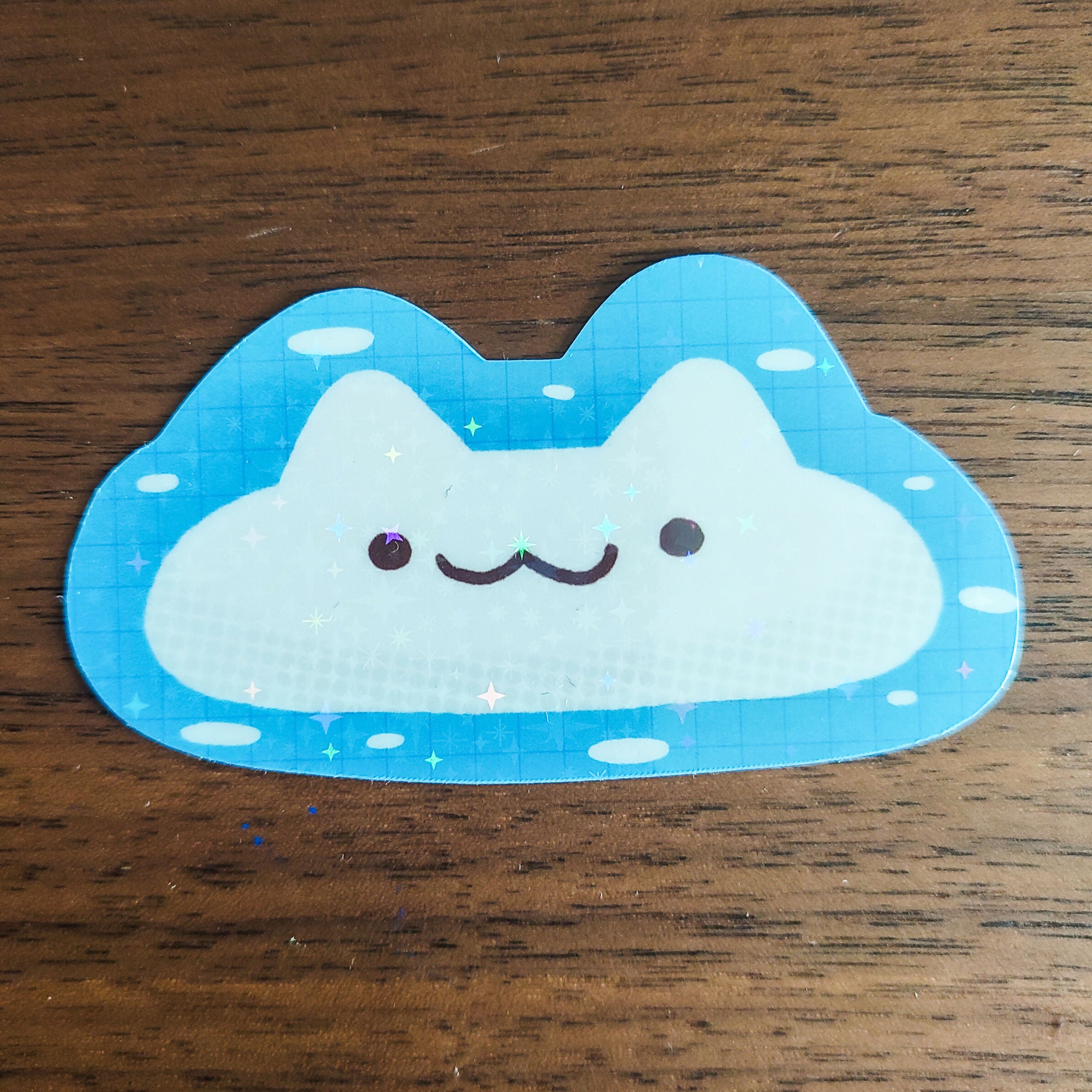 Cloud Cat Vinyl Sticker