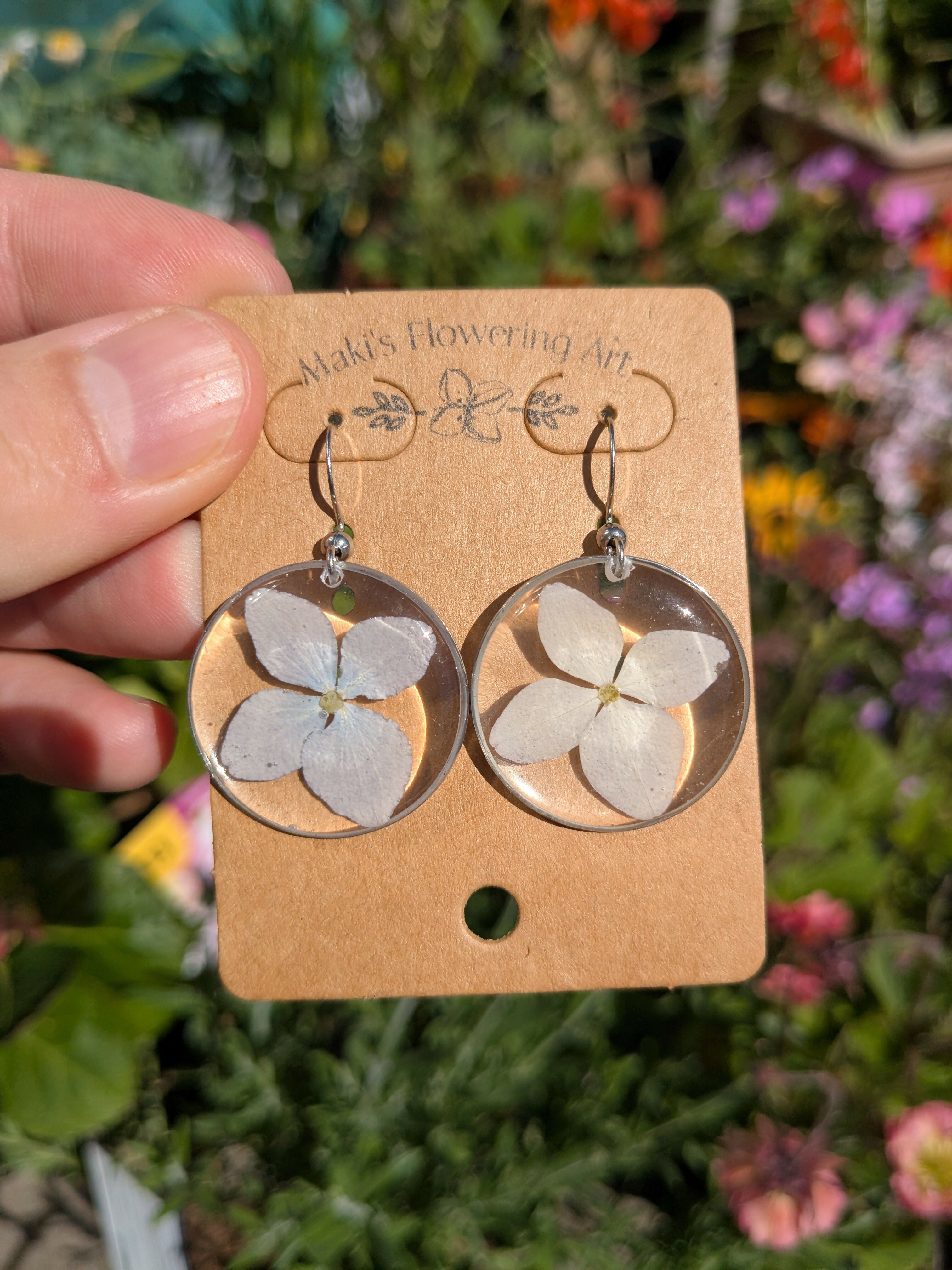 LILIAC HYDRANGEA EARRINGS