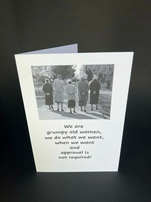 Grumpy Old Women - Cheeky Card