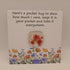 Fused Glass Pocket Hug card