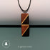 Geometric Wood Pendant Necklace