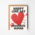 HAPPY LOVE DAY VALENTINES GREETINGS CARD