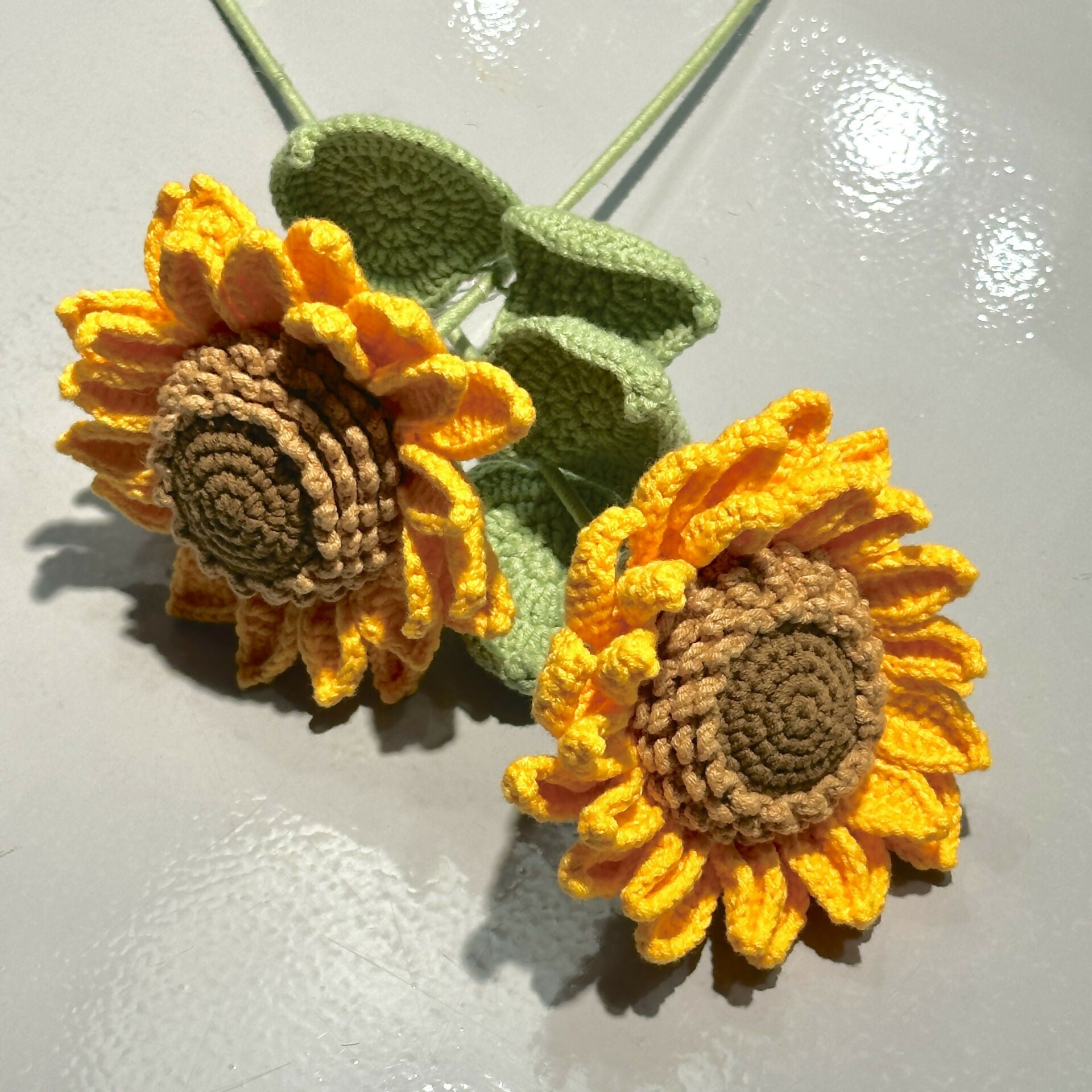 Crochet Luxury Sunflower Stem