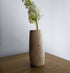 Handcrafted Reclaimed Wood Vase with Glass Insert