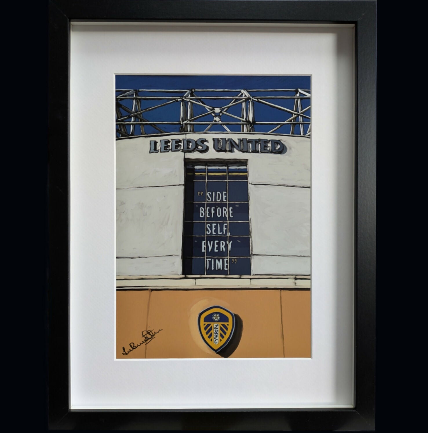 Side Before Self Framed Print 40cm x 30cm