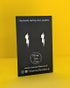 ‘Electra’ Sterling Silver Lightning Stud Earring