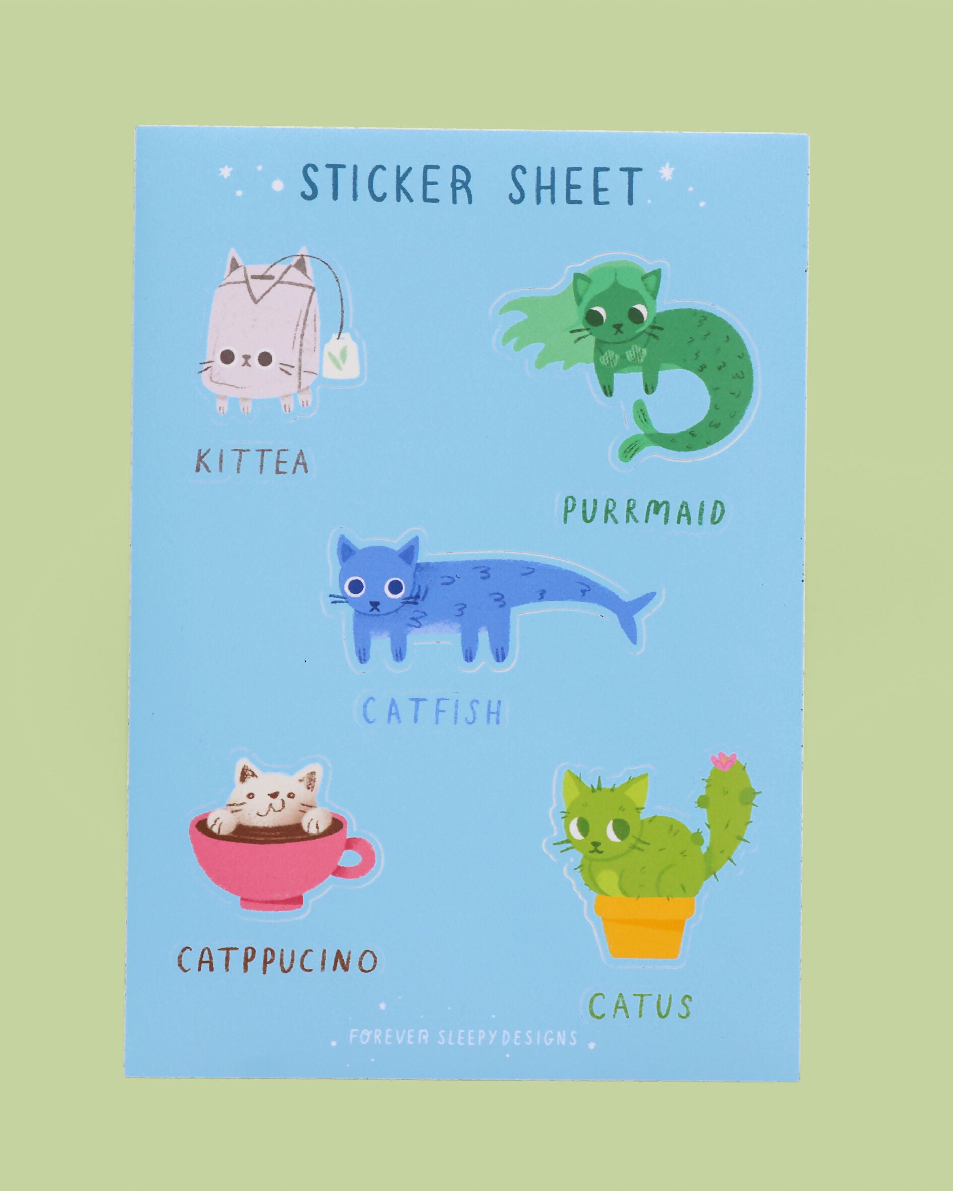 Cat Puns 2 - Sticker Sheet
