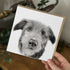 Irish Wolfhound Greeting Card – Dog Lover Gift – Blank Inside