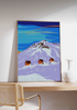 Snow Mountain Art Print