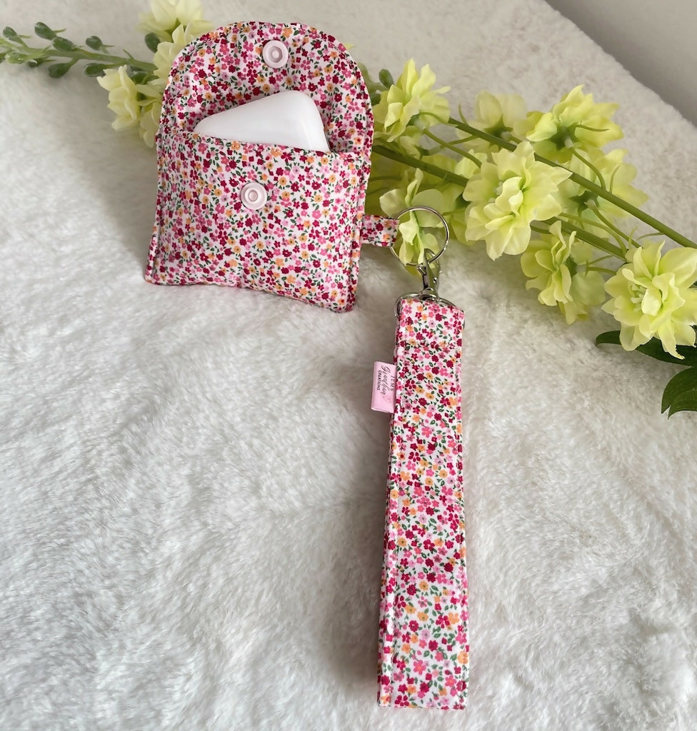 Handmade AirPod Case Padded with Wristlet
