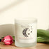Pink Pepper + Rose Soy Wax Candle In A Frosted Glass Jar